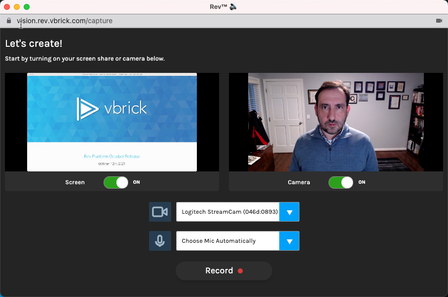 screenshot of video conference in a web browser